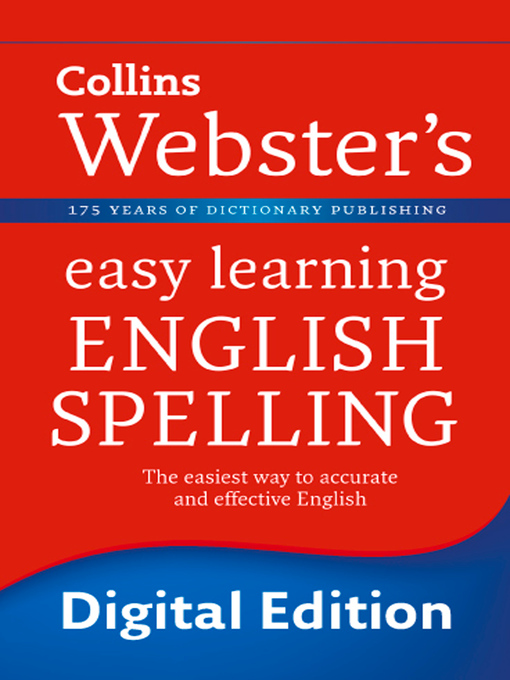 Title details for English Spelling by Collins - Available